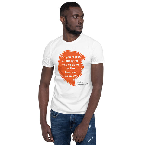 Cotton Unisex T-Shirt Lying Orange