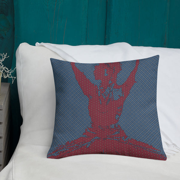 Antique Art Print Decorative Throw Pillow & Cushion - Dancing Silhouette