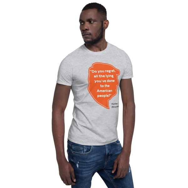 Cotton Unisex T-Shirt Lying Orange