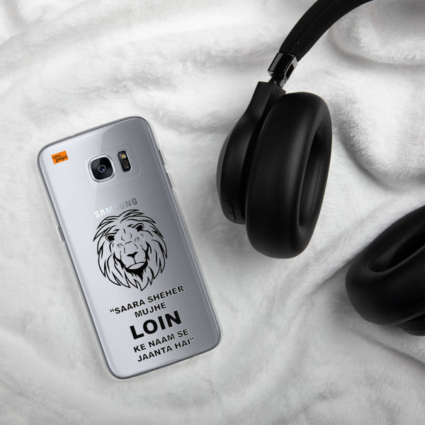 Samsung Case Lion Transparent