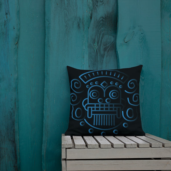 Art Premium  Decorative Throw Pillow & Cushion - Blue Barong