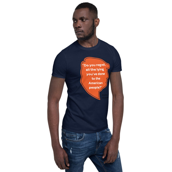 Cotton Unisex T-Shirt Lying Orange