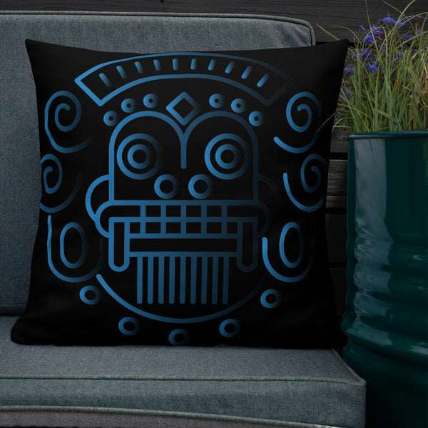 Art Premium  Decorative Throw Pillow & Cushion - Blue Barong