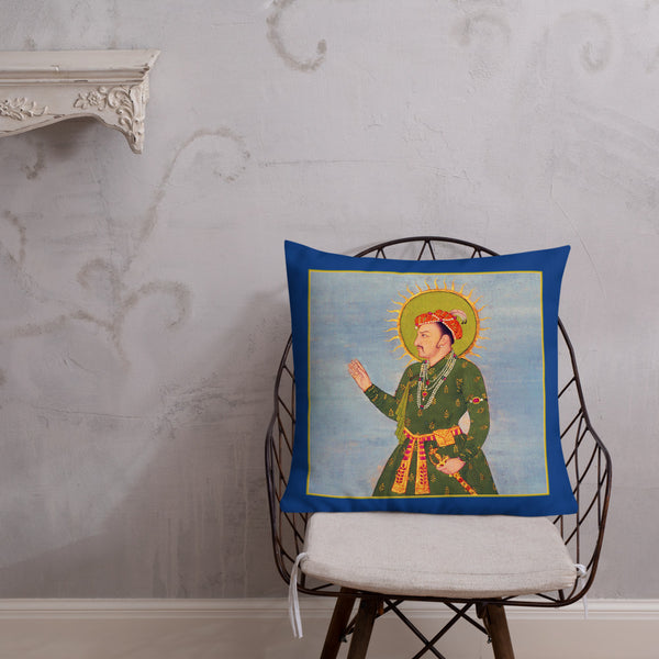 Vintage Art Print  Decorative Throw Pillow / Cushion including insert, 18x18  & 22x22 inches Jahangir 2