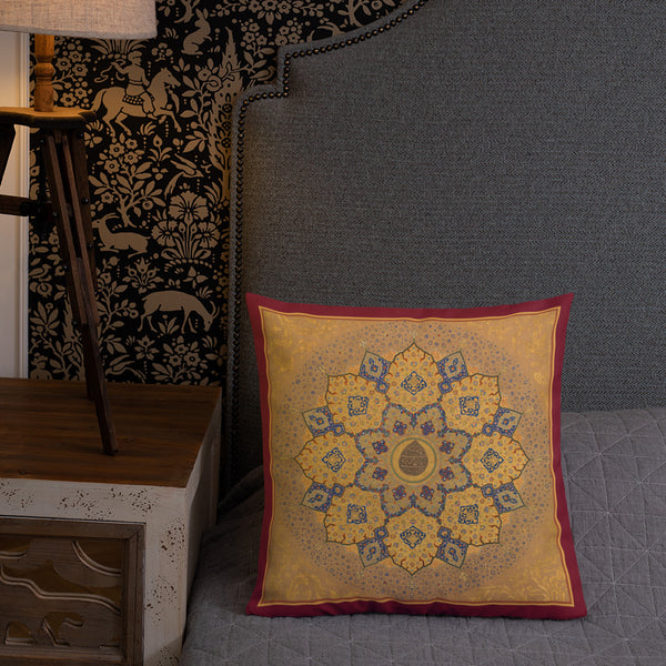 Antique Art Print Decorative Throw Pillow & Cushion Royal Seal bed