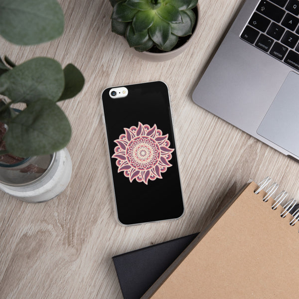 iPhone Case Mandala Black