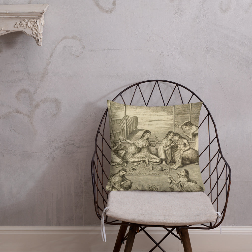 Decorative Throw Pillow Cushion Home Decor  Friends Chair