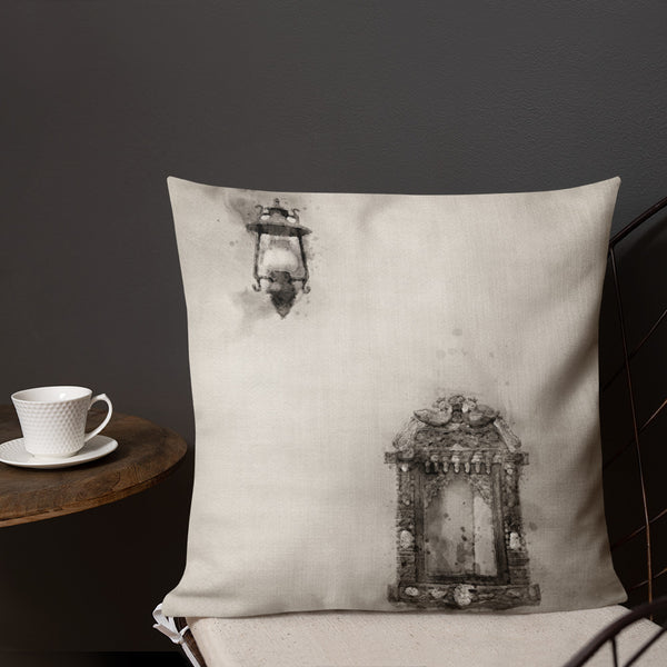 Art Premium  Decorative Throw Pillow & Cushion Mirror chair