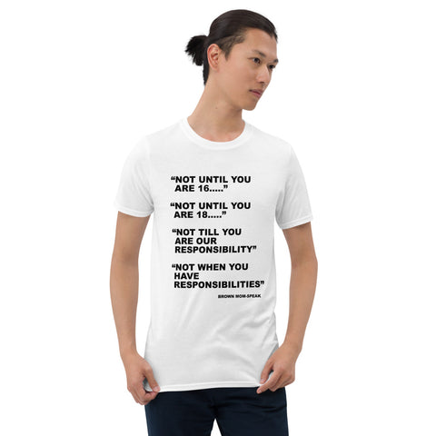 Cotton Unisex T-Shirt Not until 16...