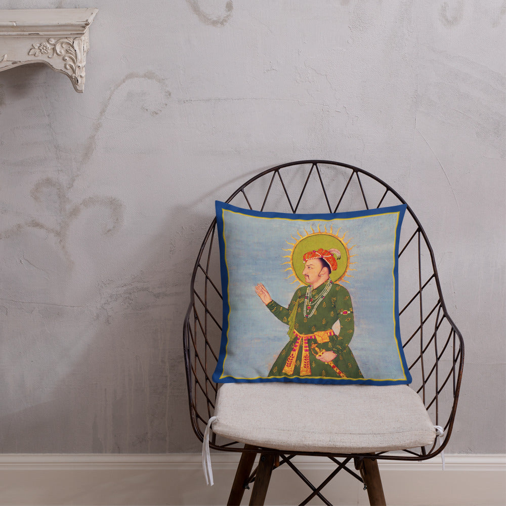 Vintage Art Print  Decorative Throw Pillow / Cushion including insert, 18x18  & 22x22 inches Jahangir 2