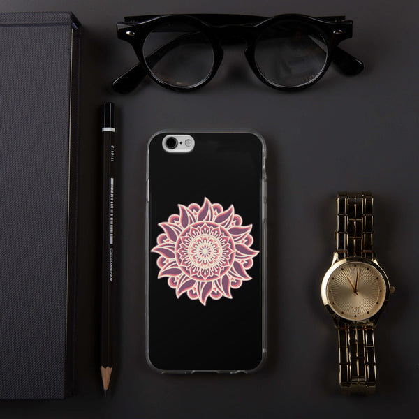 iPhone Case Mandala Black