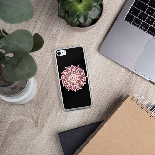 iPhone Case Mandala Black