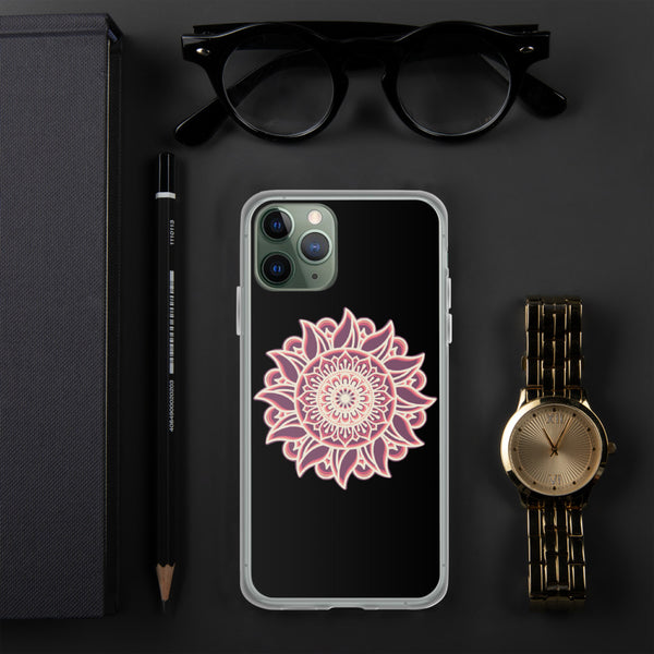 iPhone Case Mandala Black