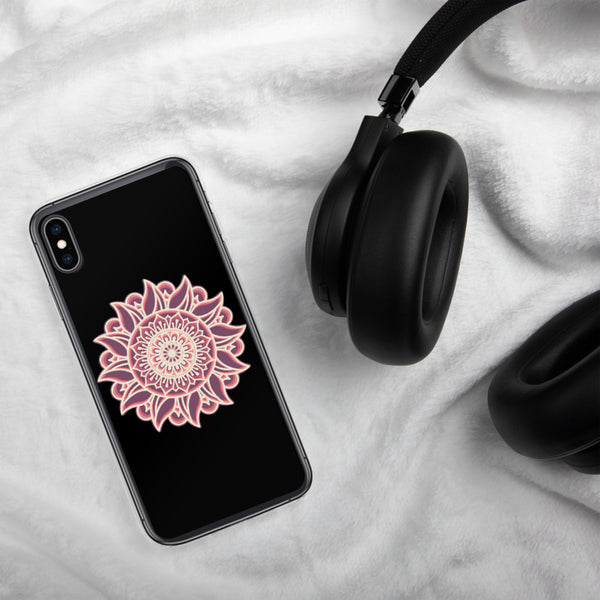 iPhone Case Mandala Black