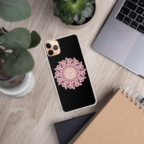 iPhone Case Mandala Black