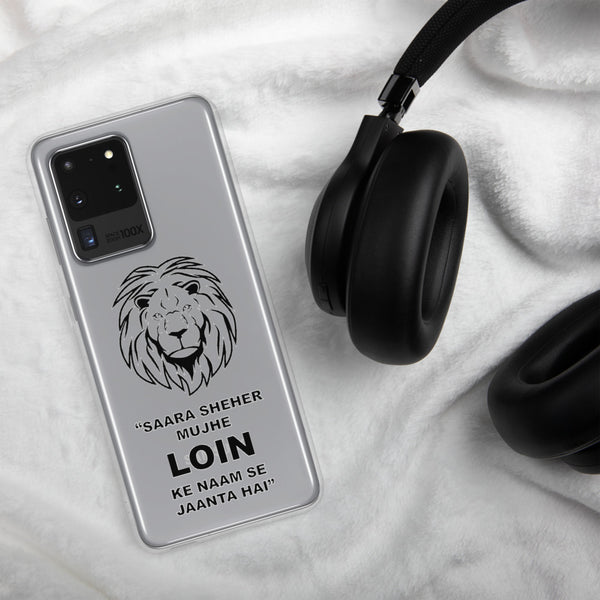 Samsung Case Lion Transparent