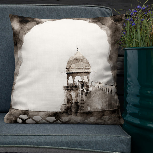  Antique Art Print Decorative Throw Pillow & Cushion  Jaipur Patio