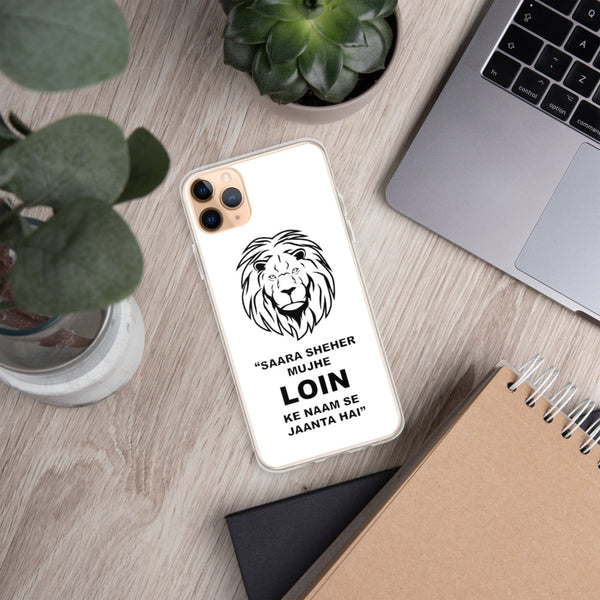 iPhone Case Lion White