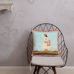 Antique Art Print Decorative Throw Pillow & Cushion Safdardjung