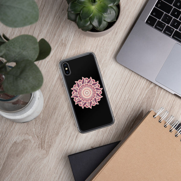 iPhone Case Mandala Black