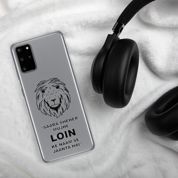 Samsung Case Lion Transparent