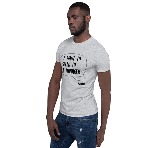 Cotton Unisex T-Shirt Karen Speak 3