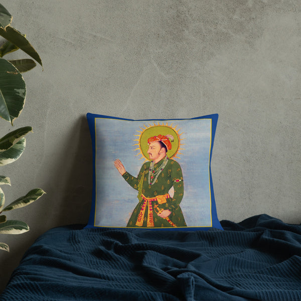 Vintage Art Print  Decorative Throw Pillow / Cushion including insert, 18x18  & 22x22 inches Jahangir 2