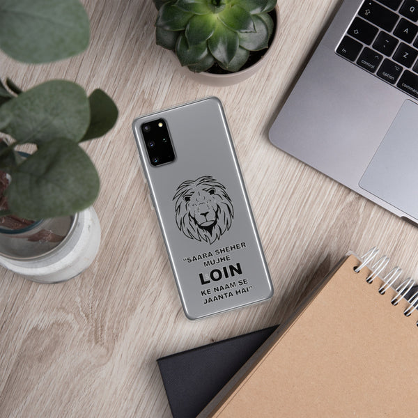 Samsung Case Lion Transparent