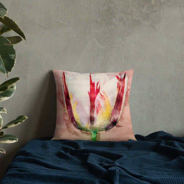 Art Premium  Decorative Throw Pillow & Cushion - Tulip