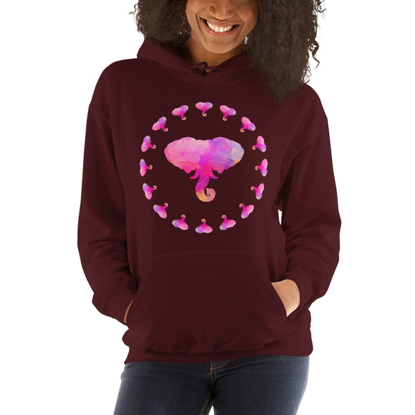 Hoodie Pink Elephant