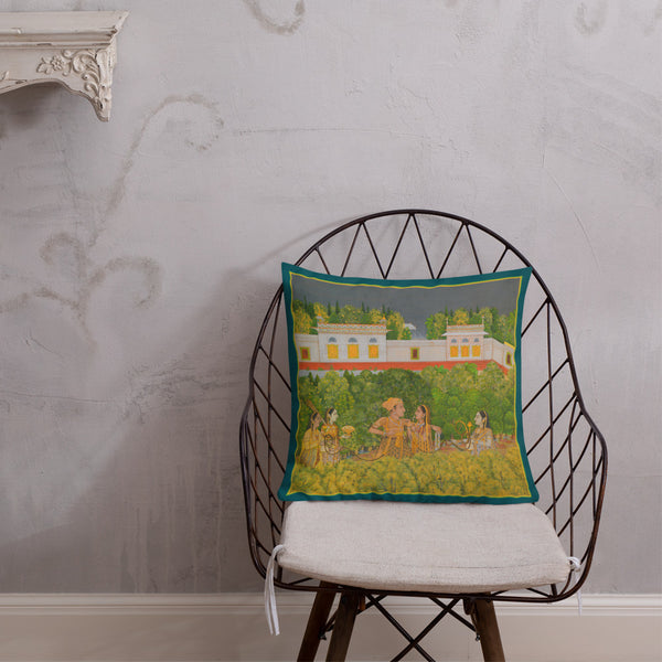 Vintage Art Print  Decorative Throw Pillow / Cushion including insert, 18x18  & 22x22 inches Landscape