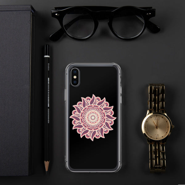 iPhone Case Mandala Black