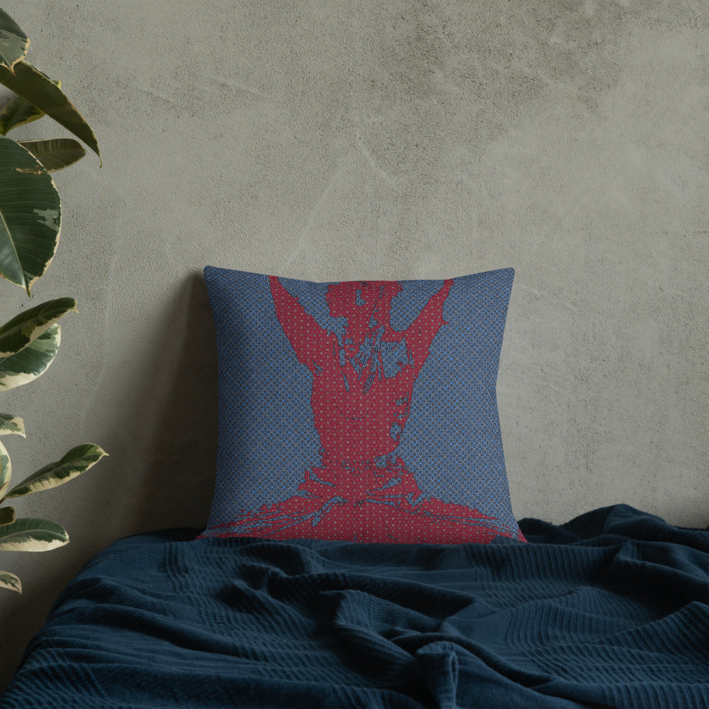 Antique Art Print Decorative Throw Pillow & Cushion - Dancing Silhouette