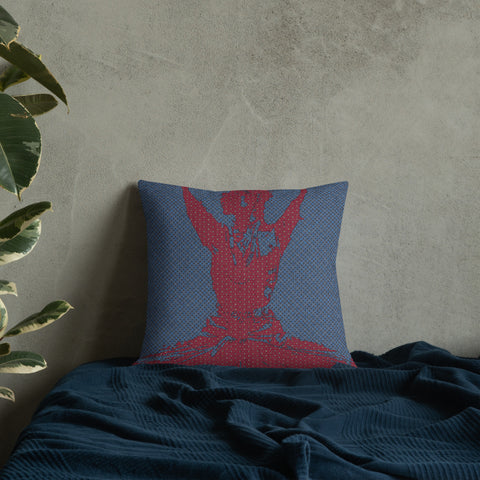 Antique Art Print Decorative Throw Pillow & Cushion - Dancing Silhouette