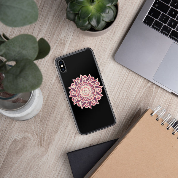 iPhone Case Mandala Black