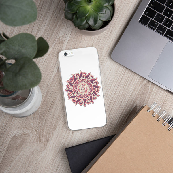 iPhone Case Mandala White