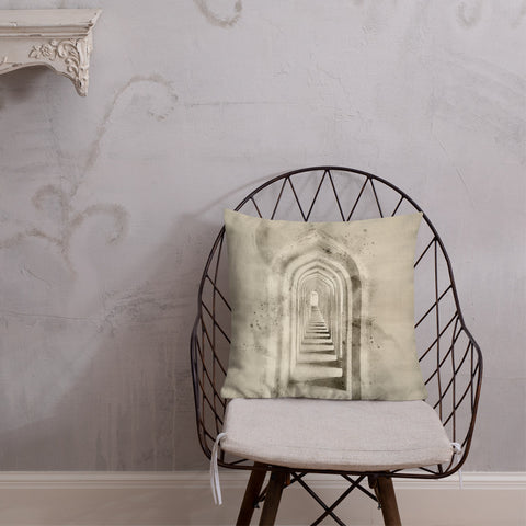 Art Premium Decorative Throw Pillow & Cushion Lucknow Passage
