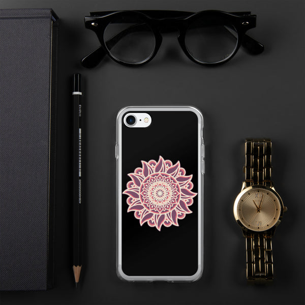 iPhone Case Mandala Black