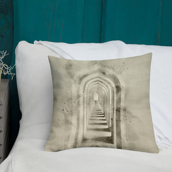 Art Premium Decorative Throw Pillow & Cushion Lucknow Passage couch