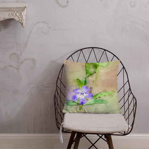Art Premium  Decorative Throw Pillow & Cushion - Periwinkle