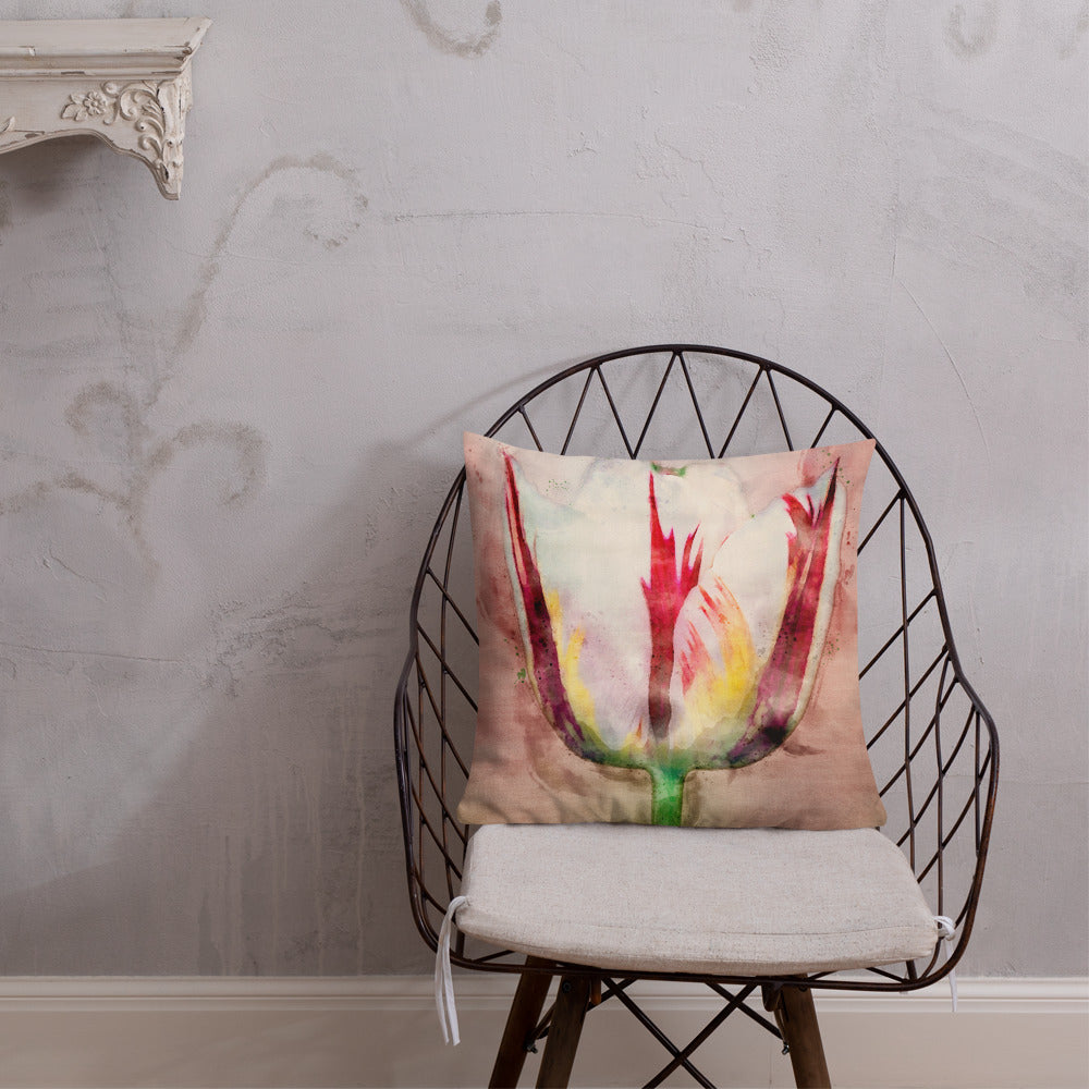 Art Premium  Decorative Throw Pillow & Cushion - Tulip