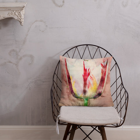 Art Premium  Decorative Throw Pillow & Cushion - Tulip