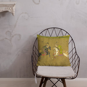  Antique Art Print Decorative Throw Pillow & Cushion  Khusrau Shirin Chair
