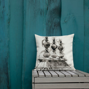 Decorative Throw Pillow Cushion Home Decor Fort Water-colour Patio