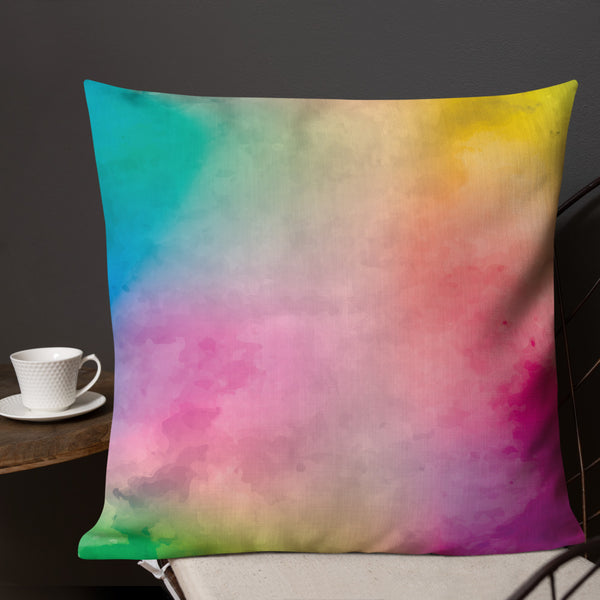 Art Premium  Decorative Throw Pillow & Cushion - Pastel Holi