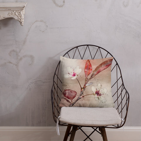 Art Premium  Decorative Throw Pillow & Cushion - Cherry Blossom 2