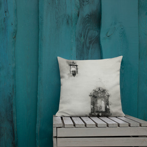 Art Premium  Decorative Throw Pillow & Cushion Mirror