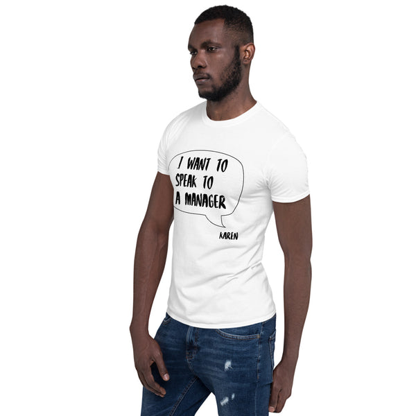 Cotton Unisex T-Shirt Karen Speak 3