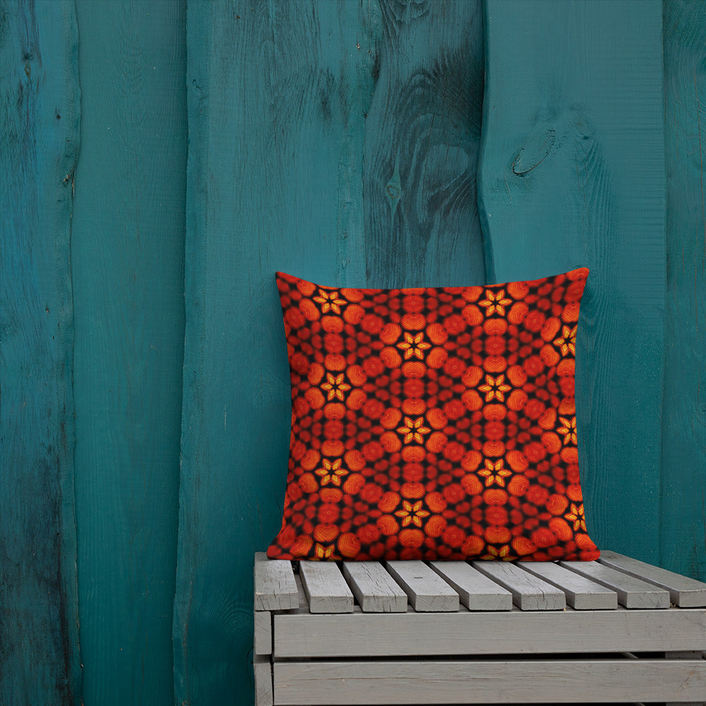 Art Premium  Decorative Throw Pillow & Cushion - Orange Crush