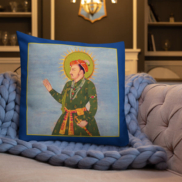 Vintage Art Print  Decorative Throw Pillow / Cushion including insert, 18x18  & 22x22 inches Jahangir 2